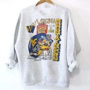 West Virginia Mountaineers Football Sweatshirt, West Virginia University Sweater